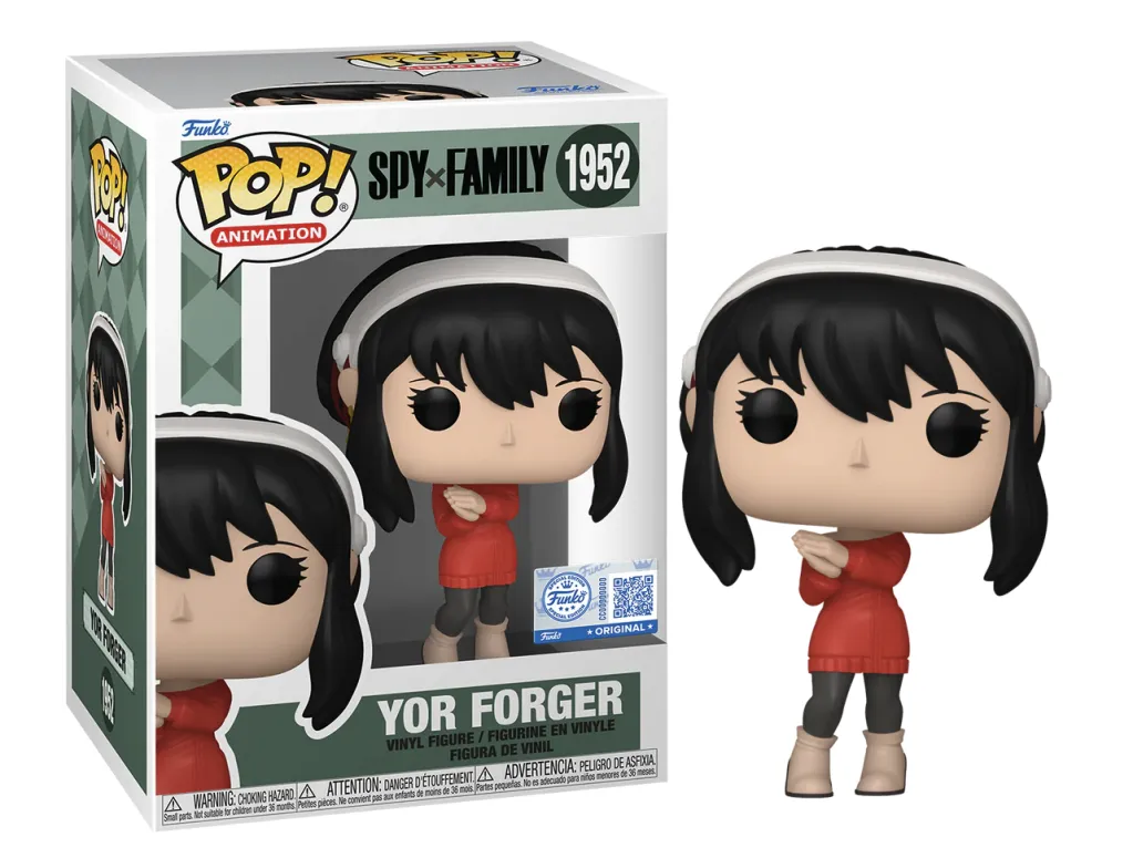 yor forger avec chase (red sweater)