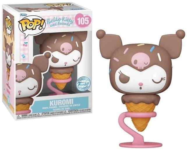 kuromi ice cream cone